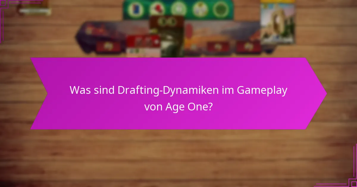 Wie manifestiert sich der Wettbewerb um Ressourcen in Age One?