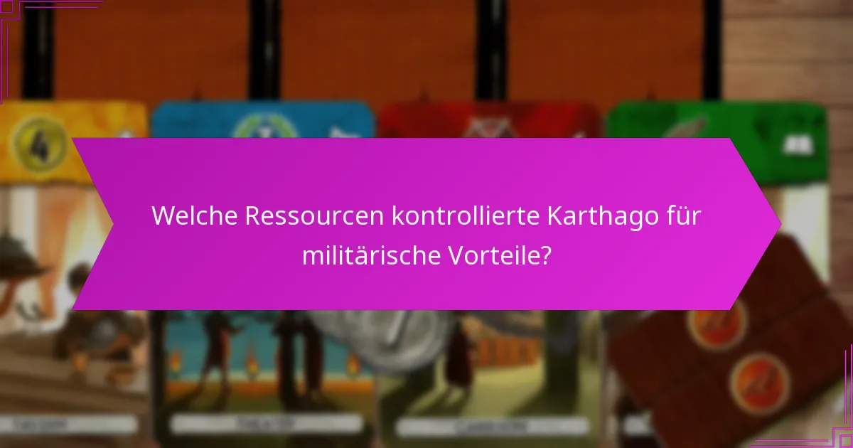 Was waren die Folgen von Karthagos militärischer Expansion?