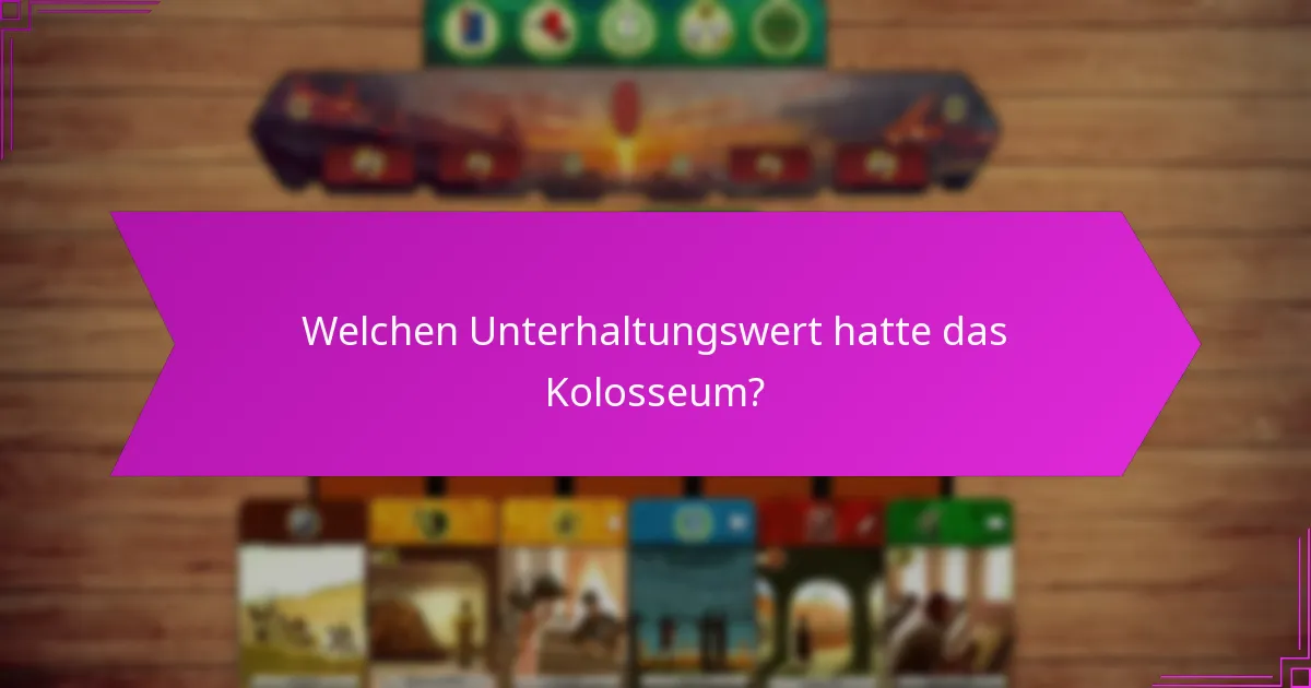 Wie schneidet das Kolosseum im Vergleich zu anderen antiken Arenen ab?