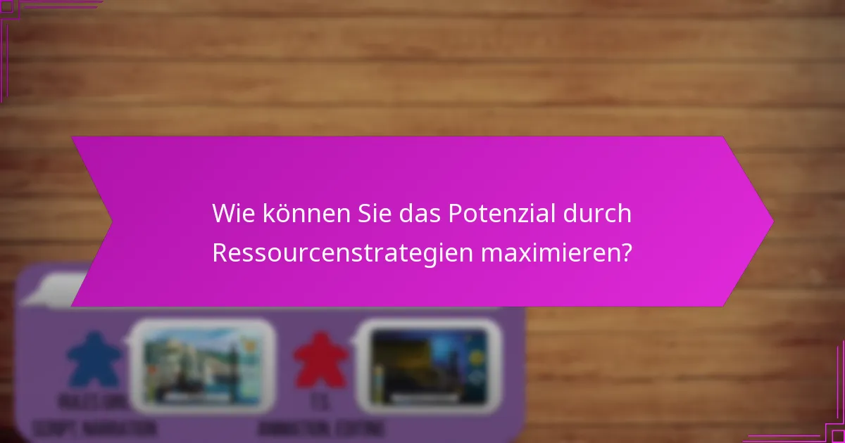 Wie vergleichen sich verschiedene Ressourcenstrategien in ihrer Wirksamkeit?